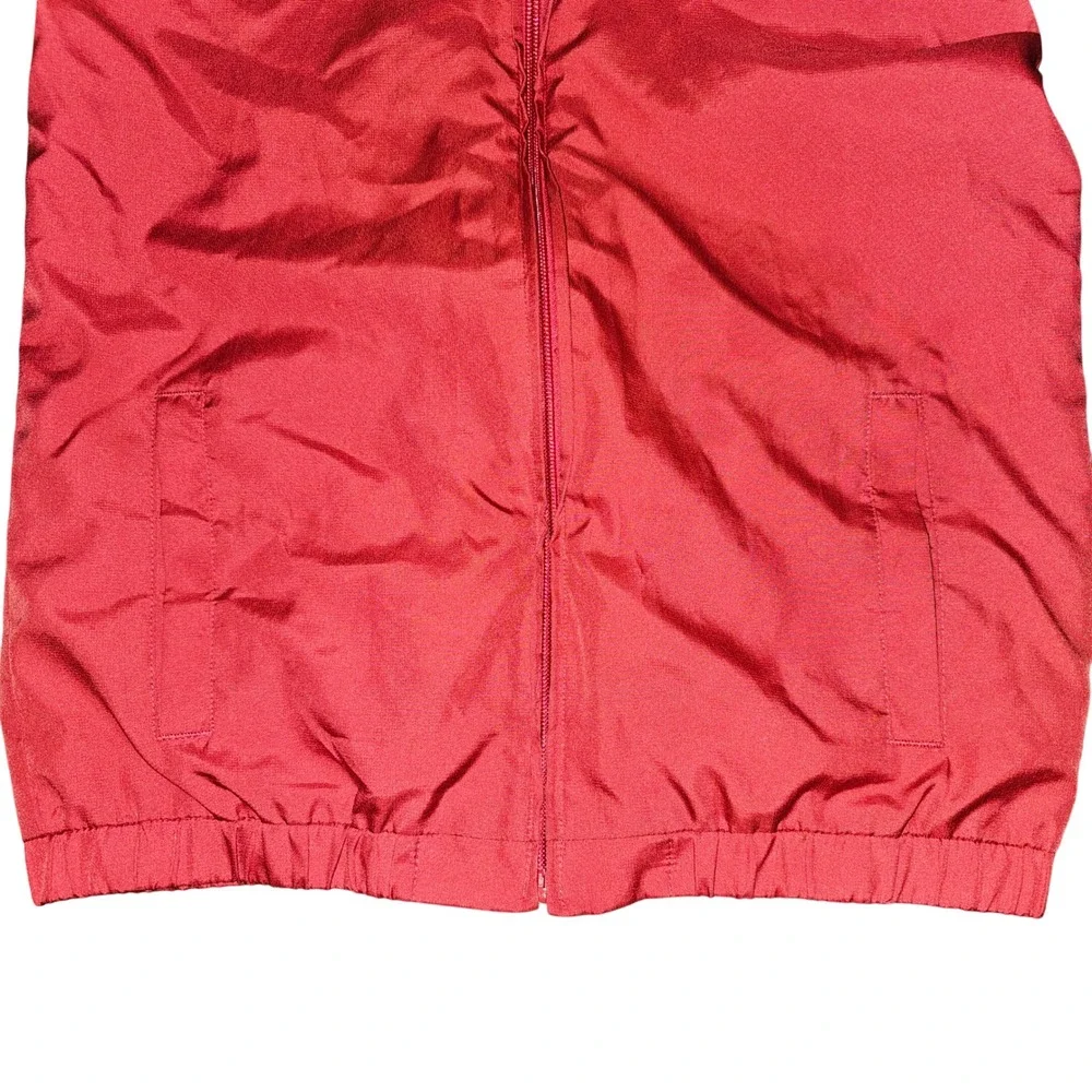 Jordan Red‎ Black Full Zip Hooded Lightweight Jacket Kids Athleisure